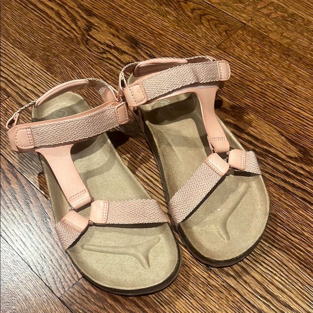 Pink Strappy Sandals